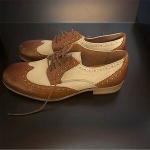 Classic Brown and Cream woman Brogues